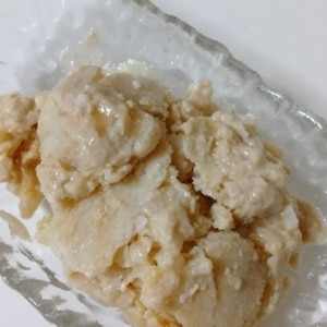 ジップロックで簡単豆腐アイス♪きな粉バナナ味